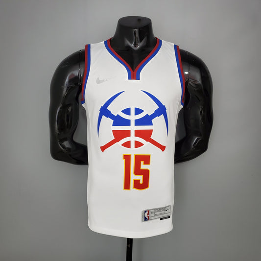 Camiseta Denver Nuggets "Bonus Edition" Blanca