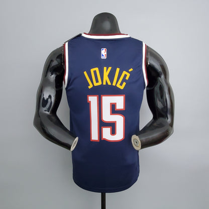 Camiseta Denver Nuggets Camiseta Azul Marino NBA