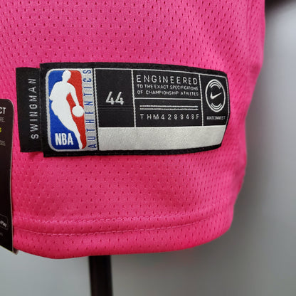Camiseta Miami Heat Año 2020 Rosada