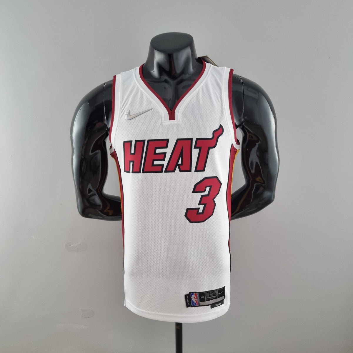Camiseta NBA 75 Aniversario Miami Heat Blanca