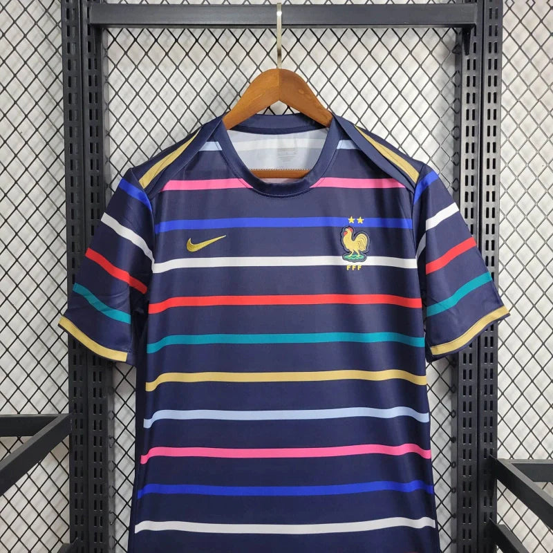 Camiseta Francia Camiseta Entrenamiento 2024 Versión Fan