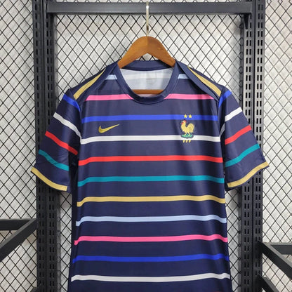 Camiseta Francia Camiseta Entrenamiento 2024 Versión Fan