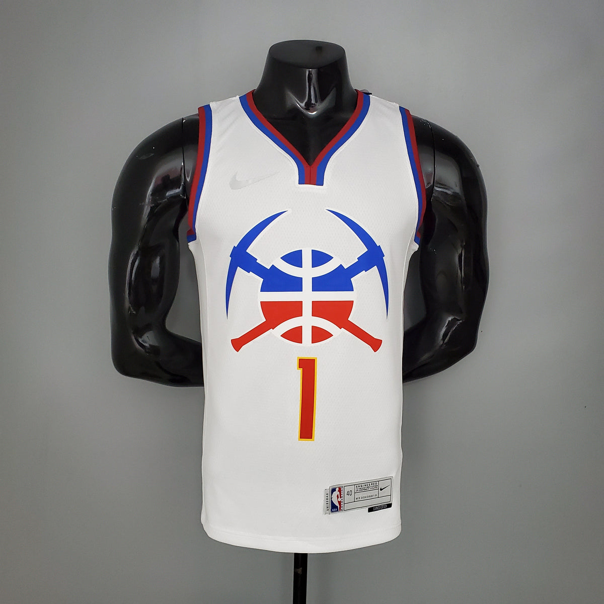 Camiseta Denver Nuggets "Bonus Edition" Blanca