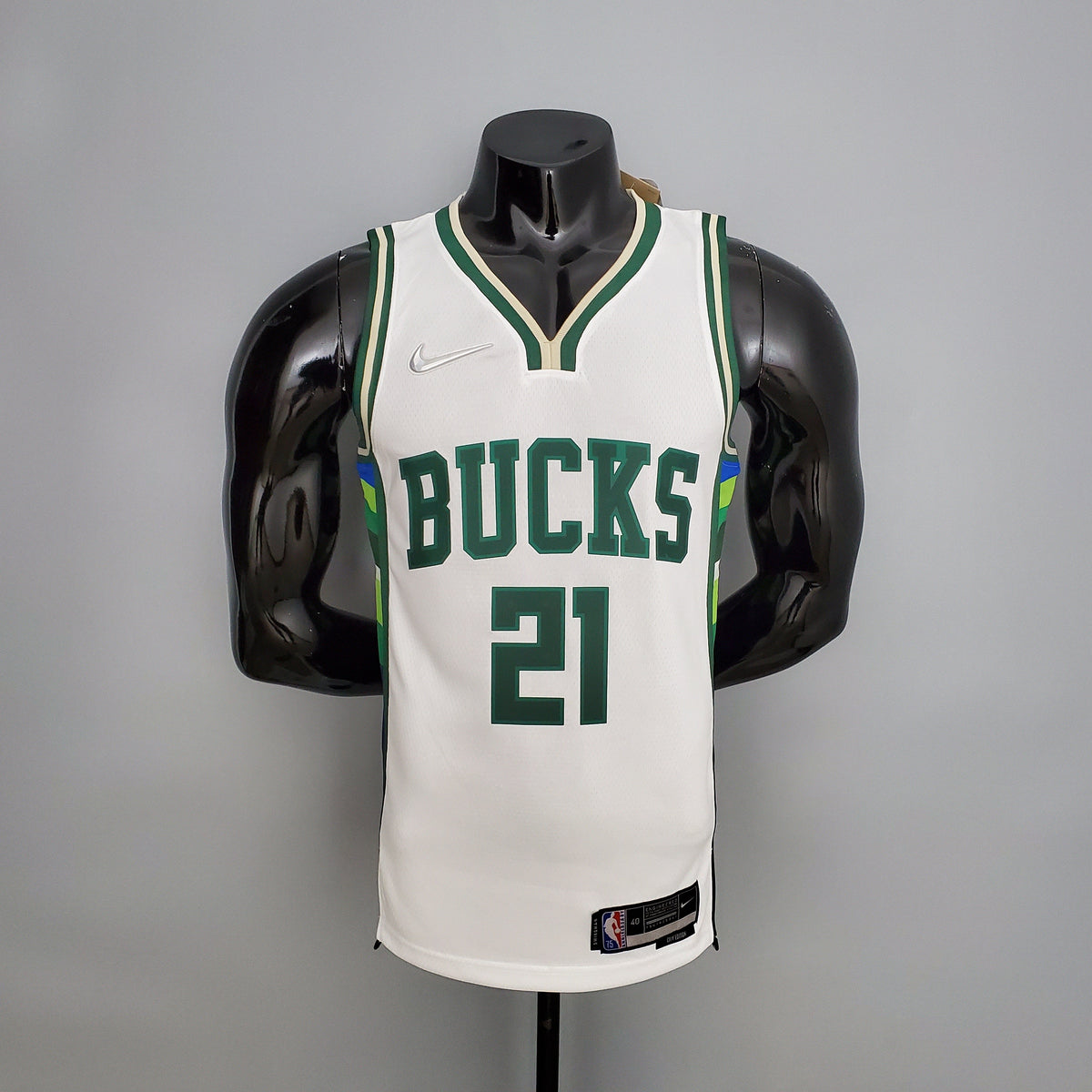 Camiseta Milwaukee Bucks 2022 Blanco NBA