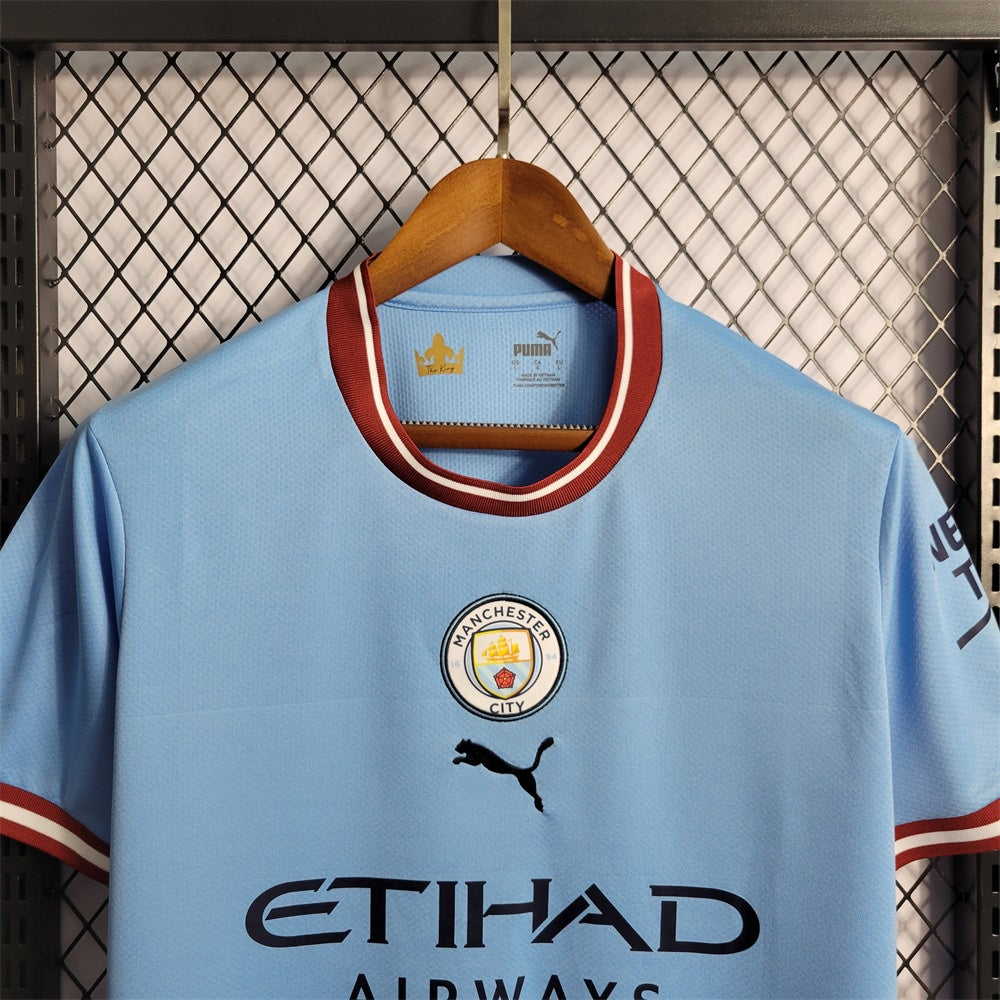 Camiseta Manchester City Local 2022/23 Versión Fan
