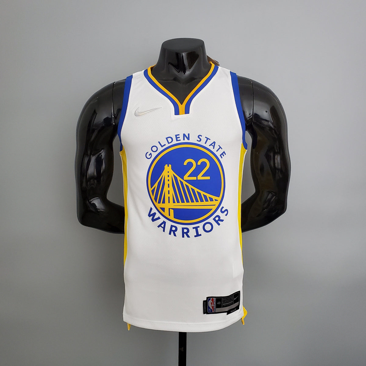 Camiseta Golden State Warriors Clásica Blanca NBA 75 Aniversario