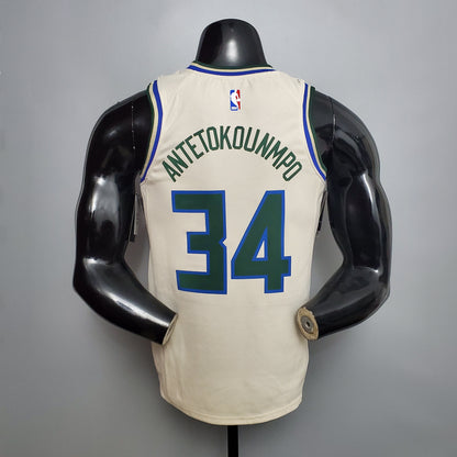 Camiseta Milwaukee Bucks Beige "Cream City Edition" NBA