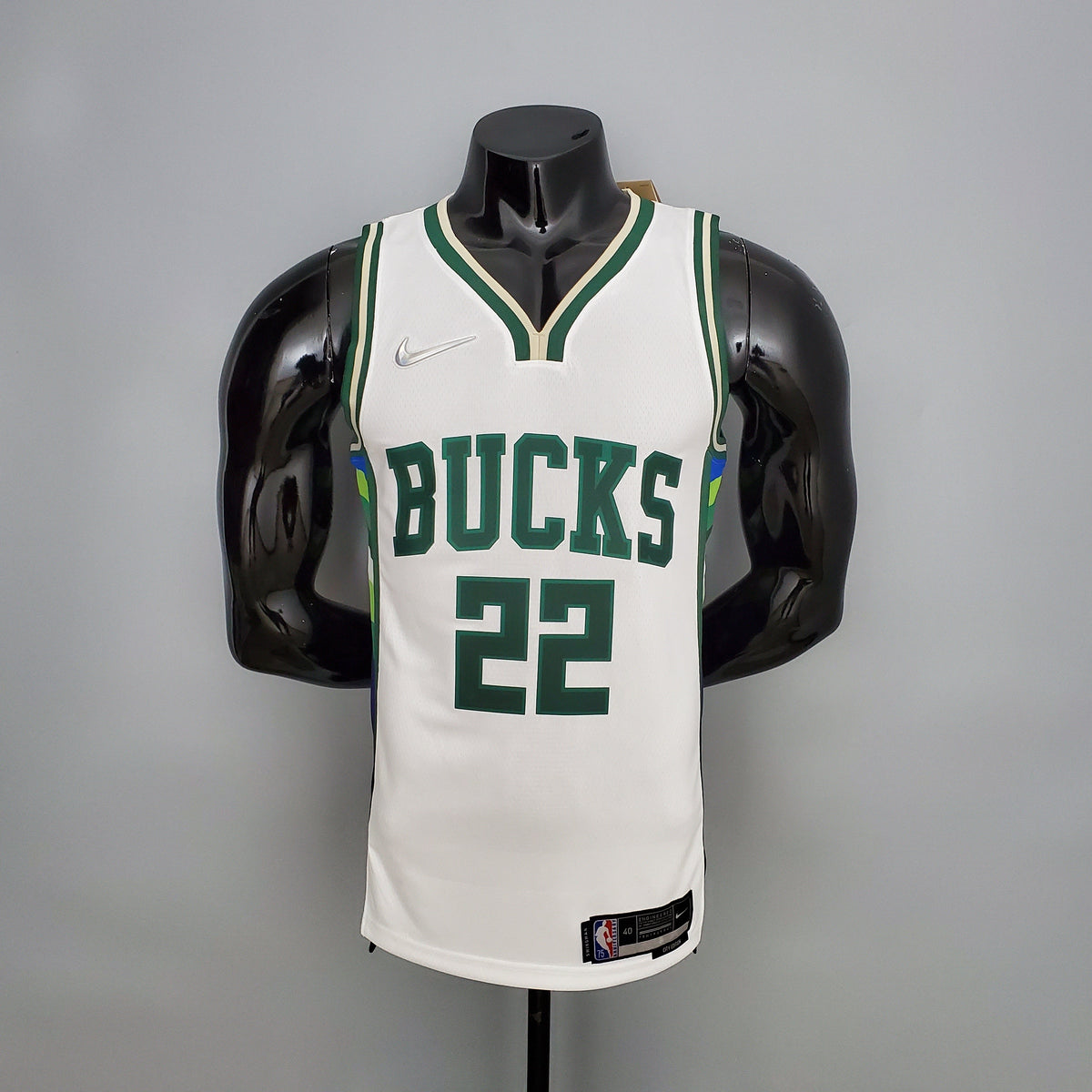 Camiseta Milwaukee Bucks 2022 Blanco NBA