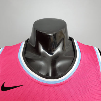 Camiseta Miami Heat Año 2020 Rosada