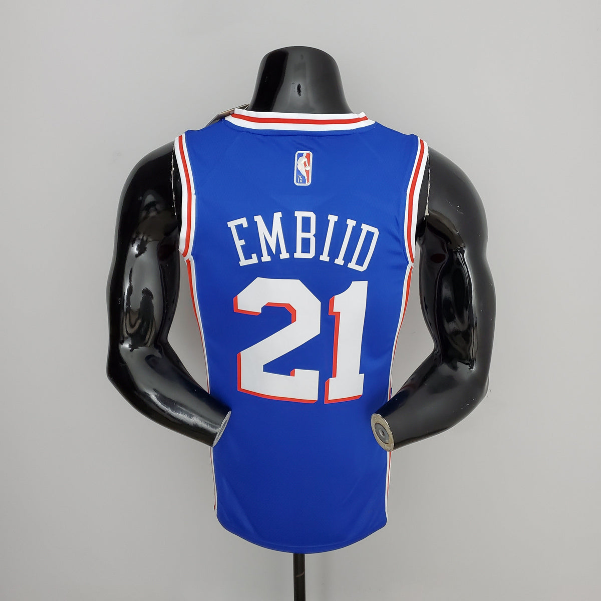 Camiseta NBA 75 Aniversario Philadelphia 76ers Azul