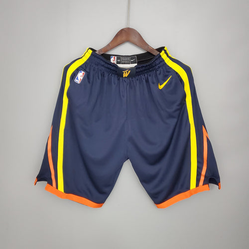 Camiseta Golden State Warriors Shorts Azul y Amarillo