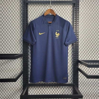 Camiseta Francia Local Qatar 2022 Versión Fan