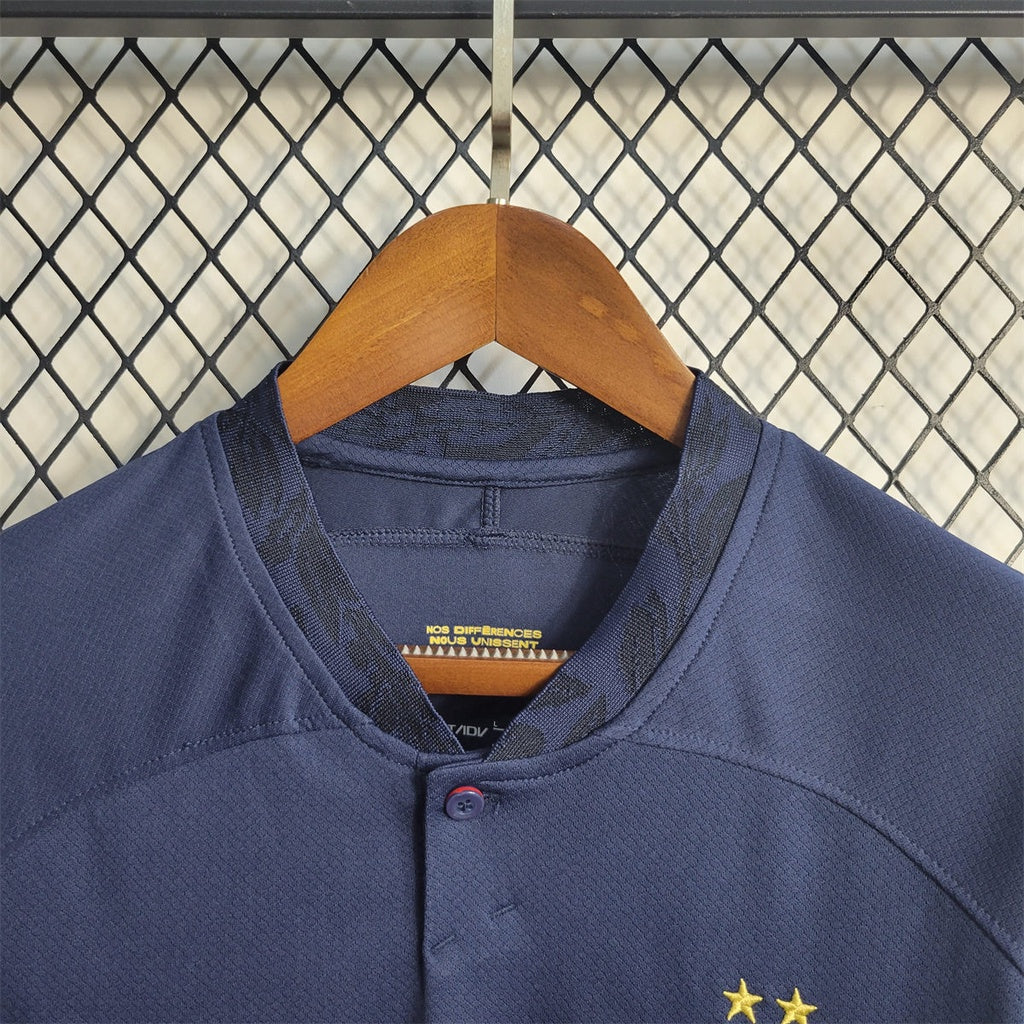 Camiseta Francia Local Qatar 2022 Versión Fan