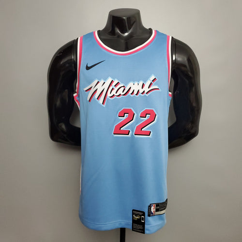 Camiseta Miami Heat Año 2020 Celeste