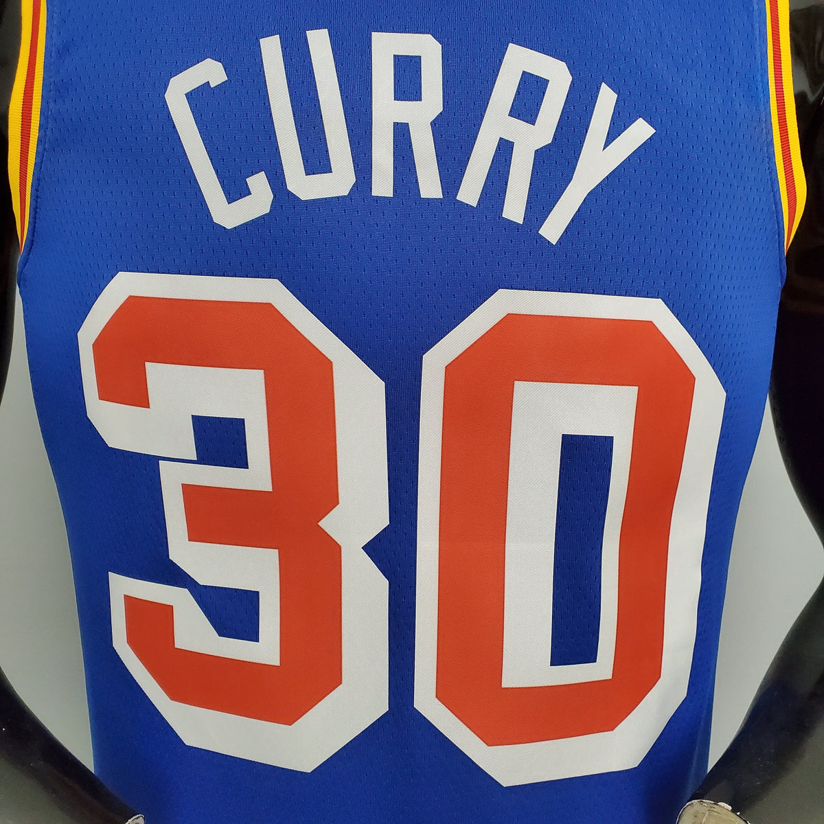 Camiseta Golden State Warriors Edición Retro Azul NBA 75 Aniversario