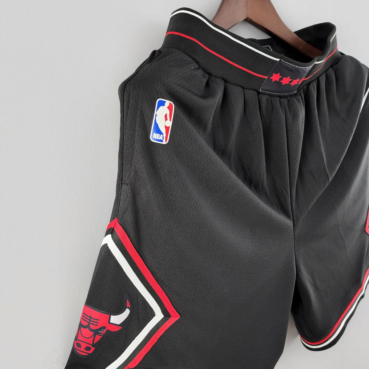 Camiseta Chicago Bulls Shorts Negro