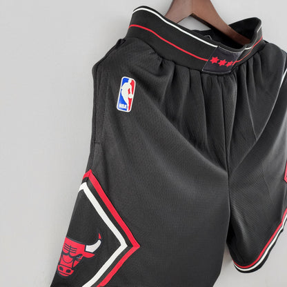Camiseta Chicago Bulls Shorts Negro