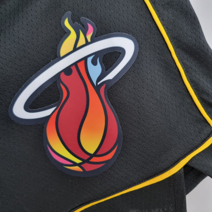 Camiseta Miami Heat "Urban Edition" Shorts Negros