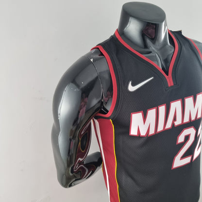 Camiseta NBA 75 Aniversario Miami Heat Negra