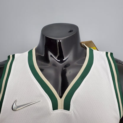 Camiseta Milwaukee Bucks 2022 Blanco NBA