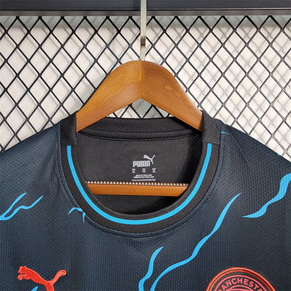 Camiseta Manchester City Visita 2023/24 Versión Fan