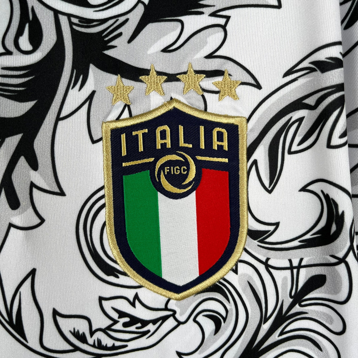 Camiseta Italia Versace White Edition 2023/24 Versión Fan