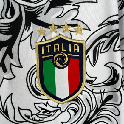 Camiseta Italia Versace White Edition 2023/24 Versión Fan