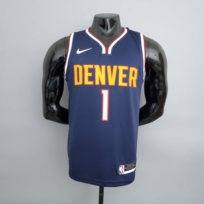 Camiseta Denver Nuggets Camiseta Azul Marino NBA