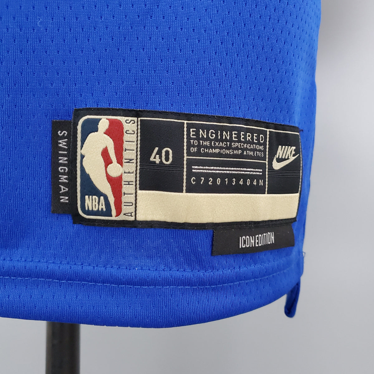 Camiseta Golden State Warriors Edición Retro Azul NBA 75 Aniversario