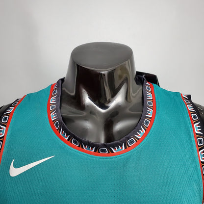 Camiseta Memphis Grizzlies Verde Claro Ja Morant
