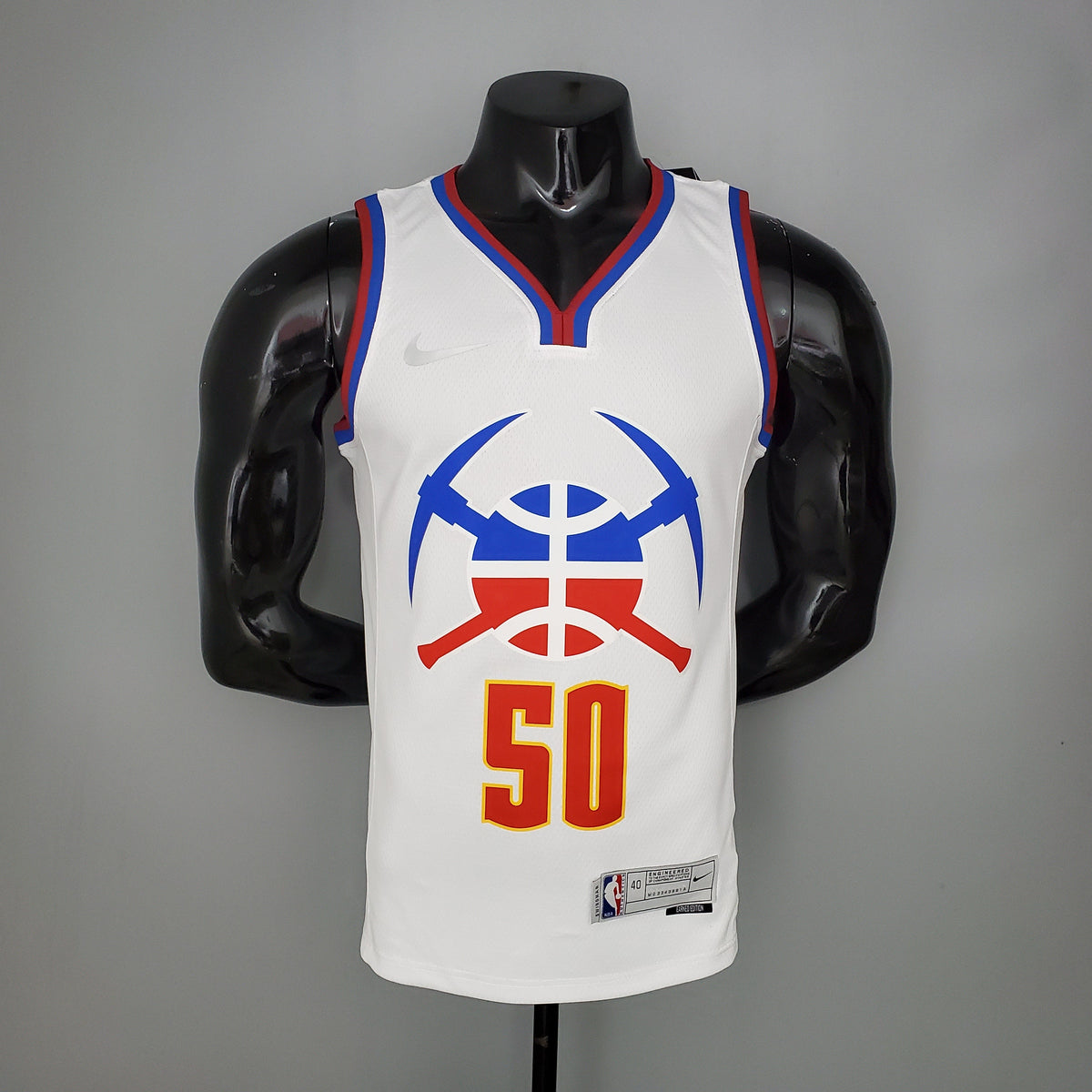 Camiseta Denver Nuggets "Bonus Edition" Blanca