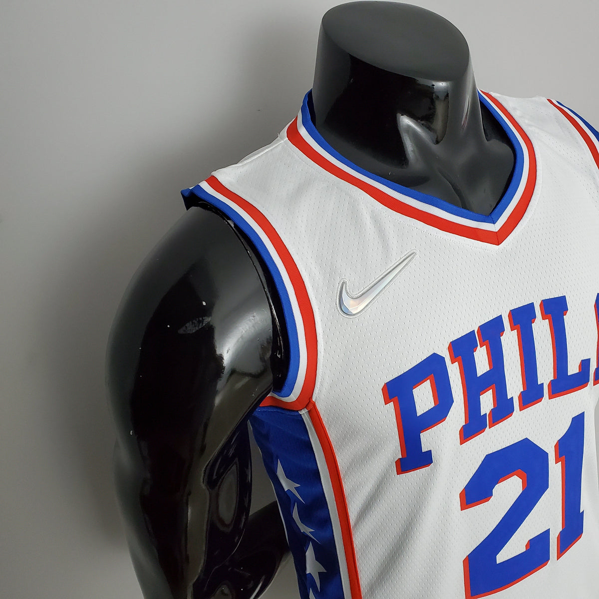 Camiseta NBA 75 Aniversario Philadelphia 76ers Blanca