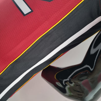 Camiseta NBA 75 Aniversario Miami Heat Roja