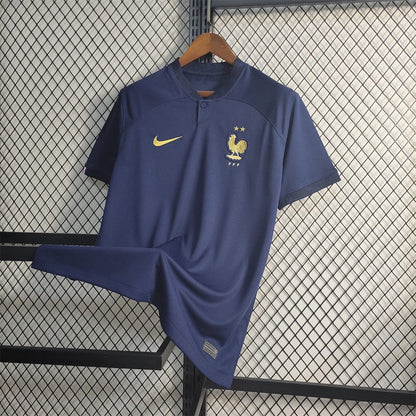 Camiseta Francia Local Qatar 2022 Versión Fan
