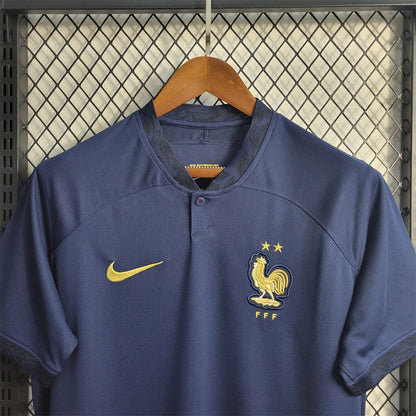 Camiseta Francia Local Qatar 2022 Versión Fan